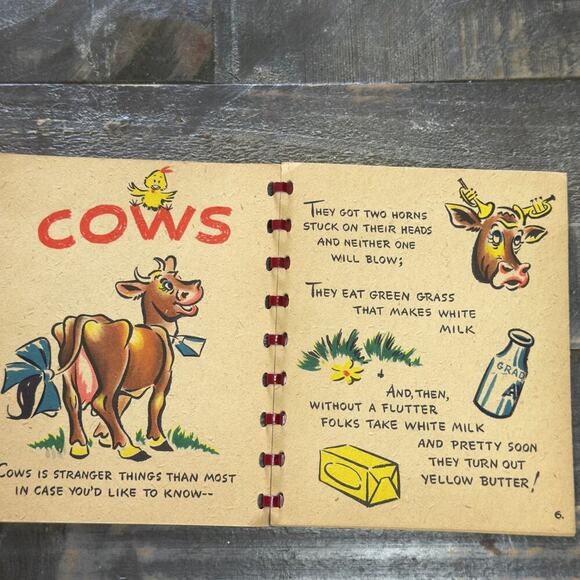 Vintage Hallmark Rufftex Card 40's "Sorry Yer Sick" Get Well Soon Card - Picture 6 of 9